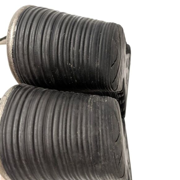 FLY LONDON Ylva Metallic Leather Wedge Sandals 38 - Picture 12 of 13